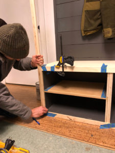 Mudroom Built in Bench | Tutorial - Dorsey Designs